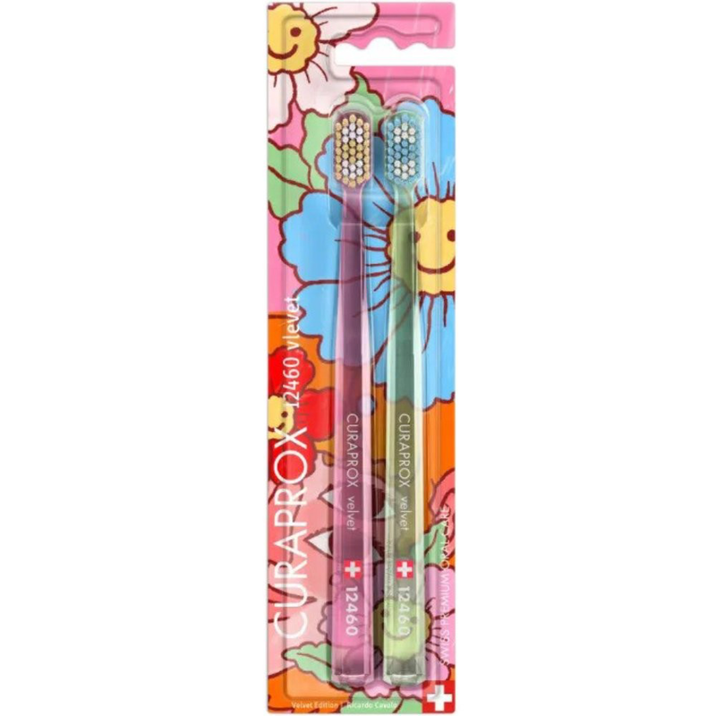 Curaprox | limited edition 12460 velvet &omicron;&delta;&omicron;&nu;&tau;ό&beta;&omicron;&upsilon;&rho;&tau;&sigma;&epsilon;&sigmaf; | 2&tau;&epsilon;&mu;, , medium-null