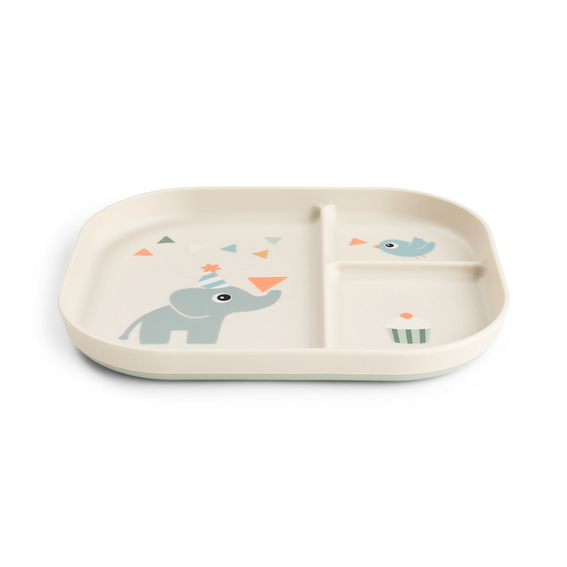 Done by deer foodie compartment plate celebration - sand, , medium-null