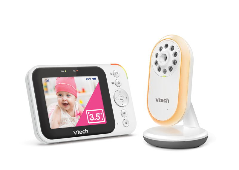 Vtech baby monitor 3.5" video with night light, , medium-null