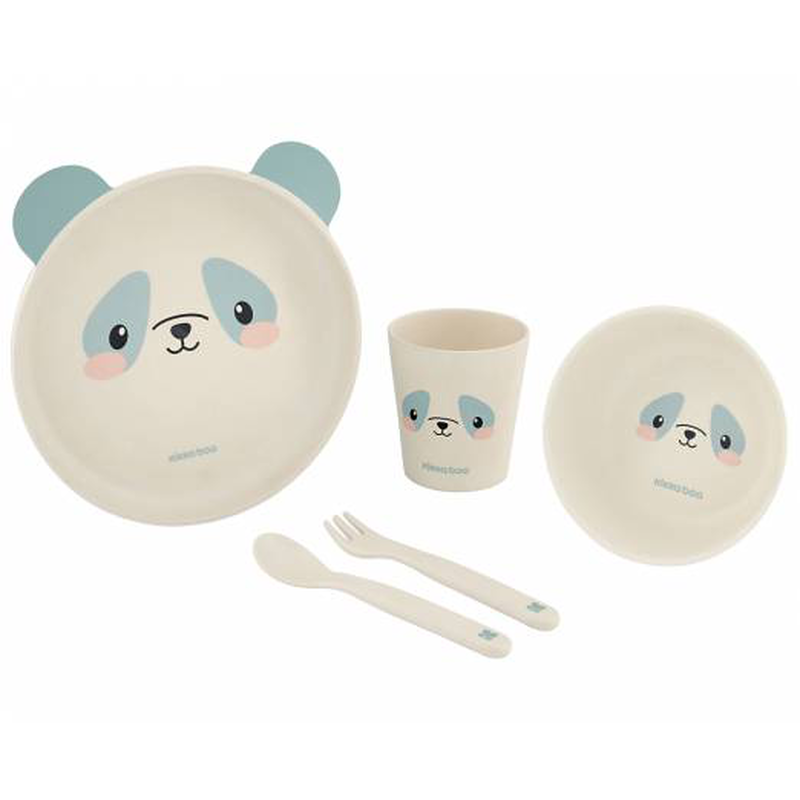 Kikka boo bamboo set panda blue, , medium-null