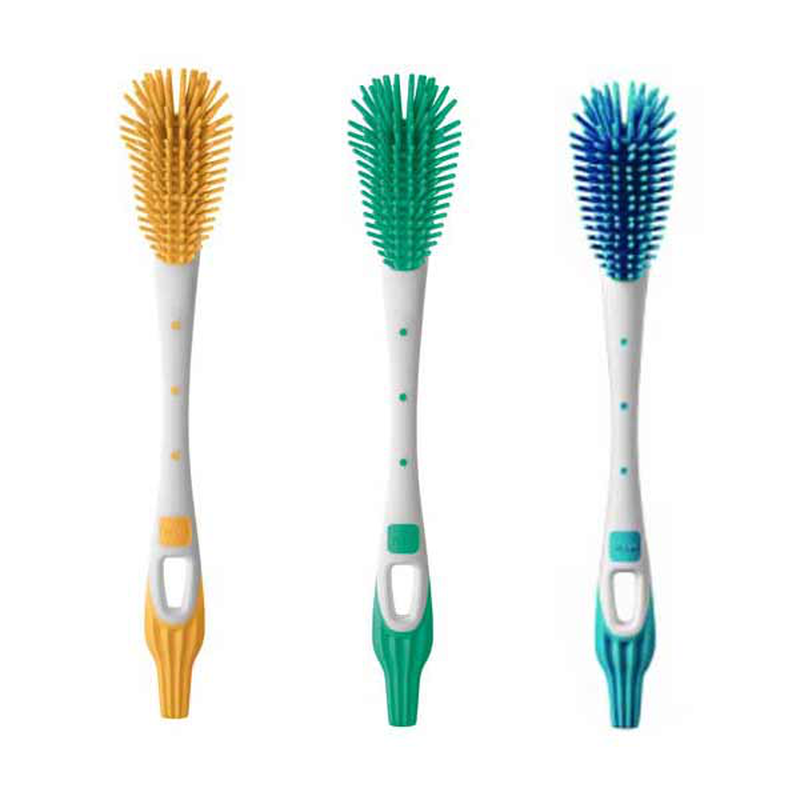 Mam soft baby bottle & teat brush, , medium-null