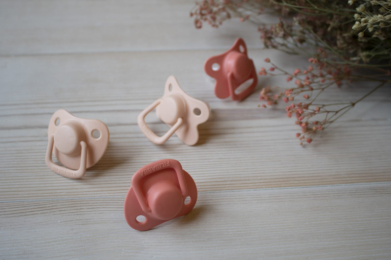 Filibabba pacifiers 2-pack - coral 0-6 months, , medium-null