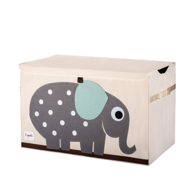 3 sprouts toy chest - elephant, , medium-null