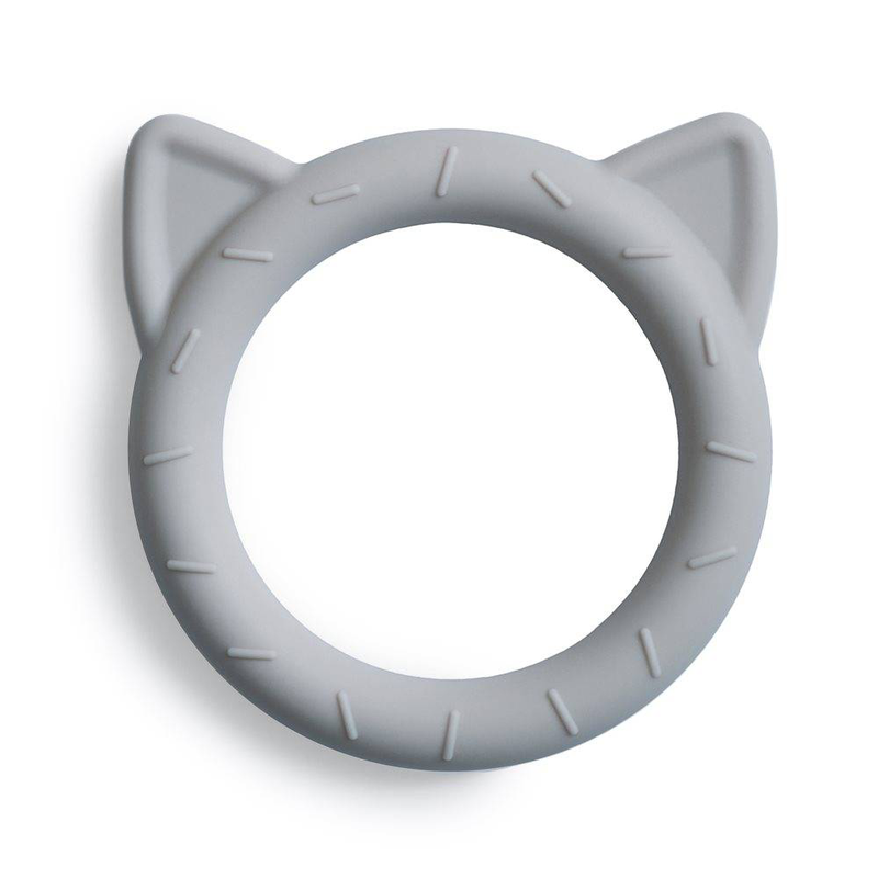 Mushie teether cat stone, , medium-null