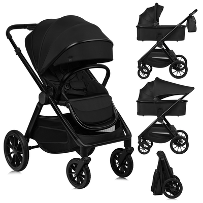 Layla 2 in 1 black onyx stroller, , medium