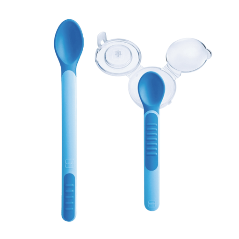 Mam feeding spoon and cover (heat sensitive) (6m+)-null
