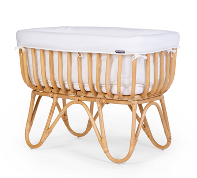 Childhome rattan cradle 90x50 + mattress + cover, , medium