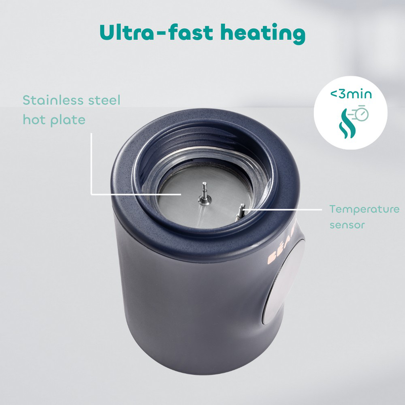 Beaba milk nomad bottle warmer - night blue, , medium-null