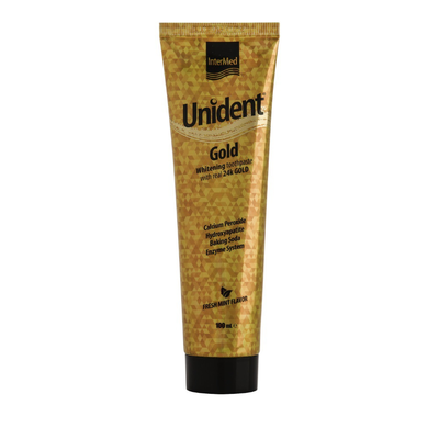 Unident gold &lambda;&epsilon;&upsilon;&kappa;&alpha;&nu;&tau;&iota;&kappa;ή &omicron;&delta;&omicron;&nu;&tau;ό&pi;&alpha;&sigma;&tau;&alpha; &mu;&epsilon; &alpha;&lambda;&eta;&theta;&iota;&nu;ό &chi;&rho;&upsilon;&sigma;ό 24&kappa; - 100ml, , medium