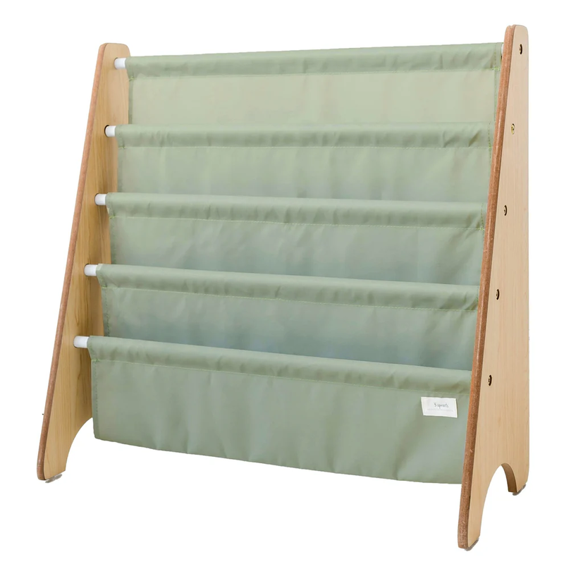3 sprouts book rack - green, , medium-null