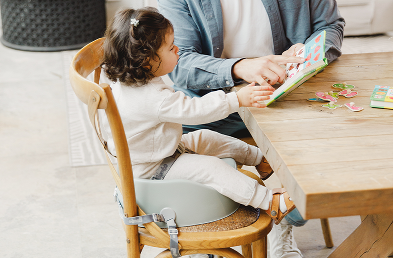 Bumbo booster seat - sage, , medium-null