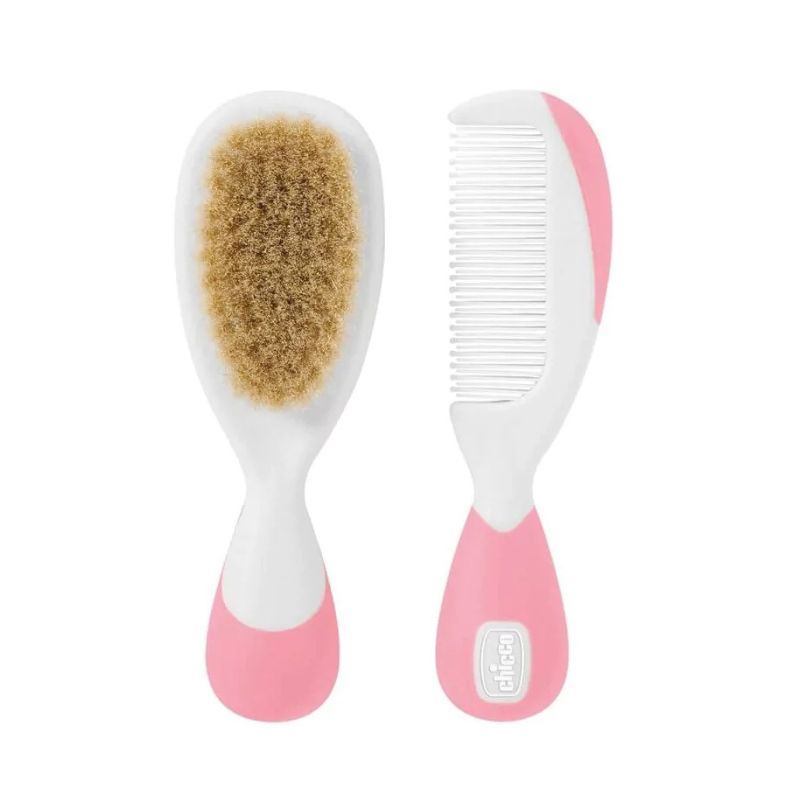 Chicco brush-comb safe natural hair pink h03-06569-10, , medium-null