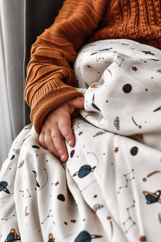 Filibabba junior bedlinen gots - space nature white, , medium-null