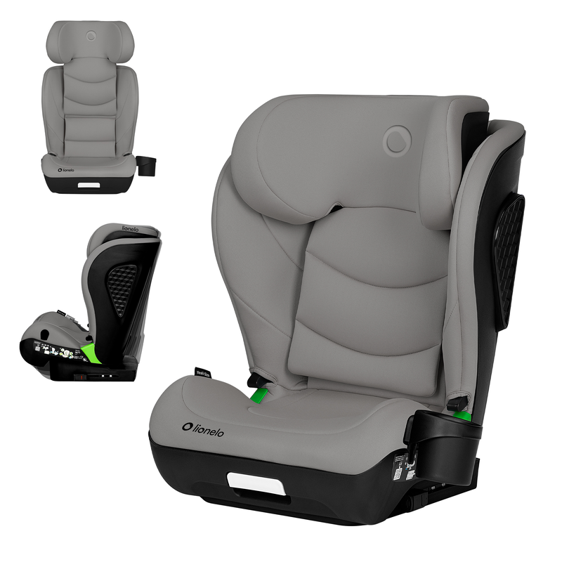 Neal isofix i-size 100-150cm grey concrete car seat-null