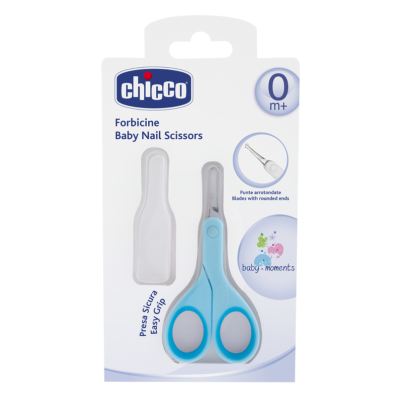 Chicco baby nail scissors blue 0m+, , medium-null