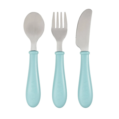 Beaba cutlery stainless steel set x3 - Airy green, , medium