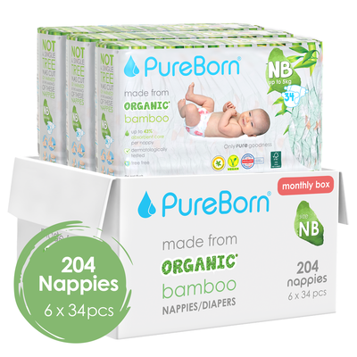Pureborn monthly nappy bundle, , medium
