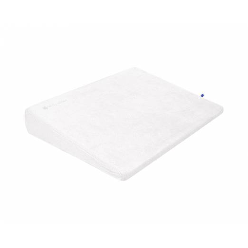 Kikka boo memory foam cot wedge grey velvet, , medium-null