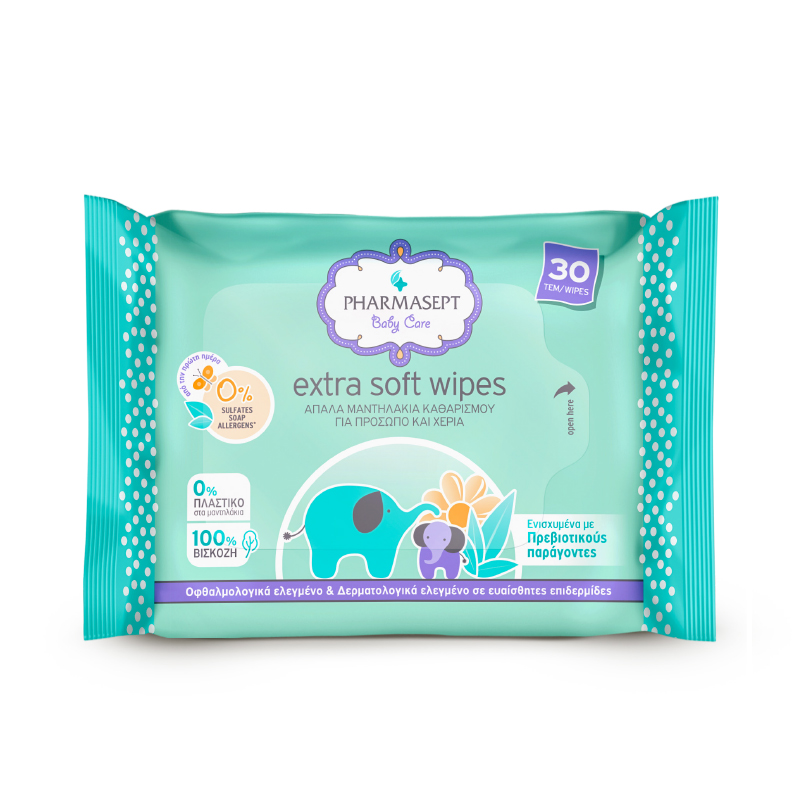 Pharmasept baby soft wipes 30x-null