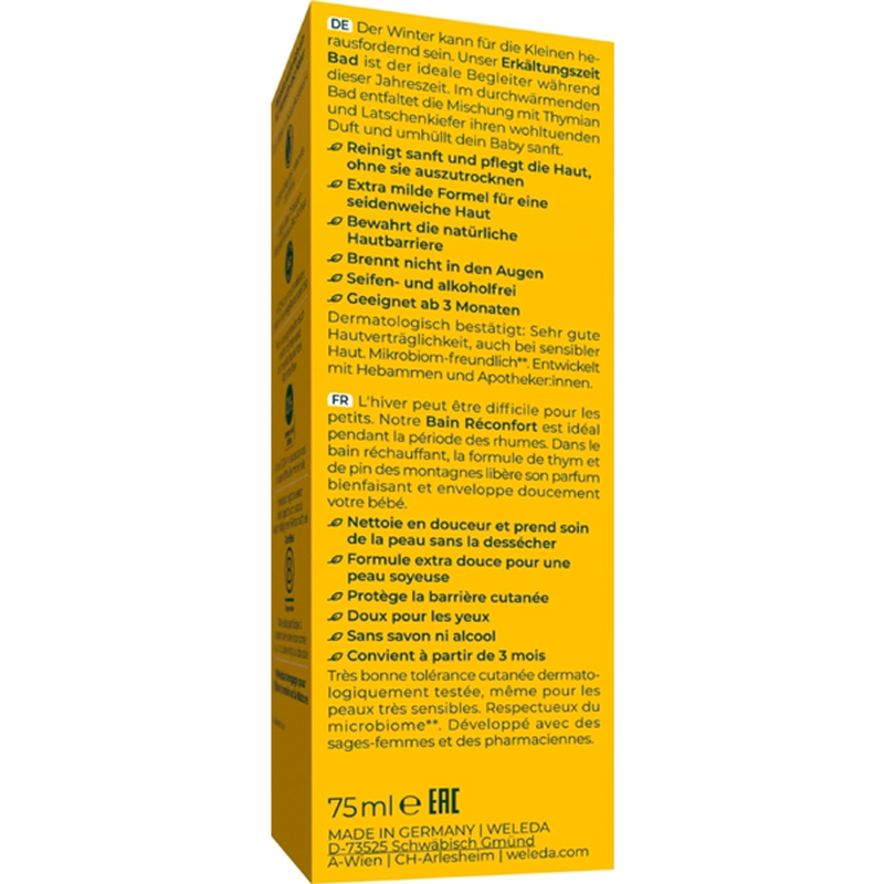 Weleda baby calendula cold time bath &alpha;&phi;&rho;ό&lambda;&omicron;&upsilon;&tau;&rho;&omicron; &kappa;&alpha;&tau;ά &tau;&omicron;&upsilon; &kappa;&rho;&upsilon;&omicron;&lambda;&omicron;&gamma;ή&mu;&alpha;&tau;&omicron;&sigmaf; 75 ml, , medium-null