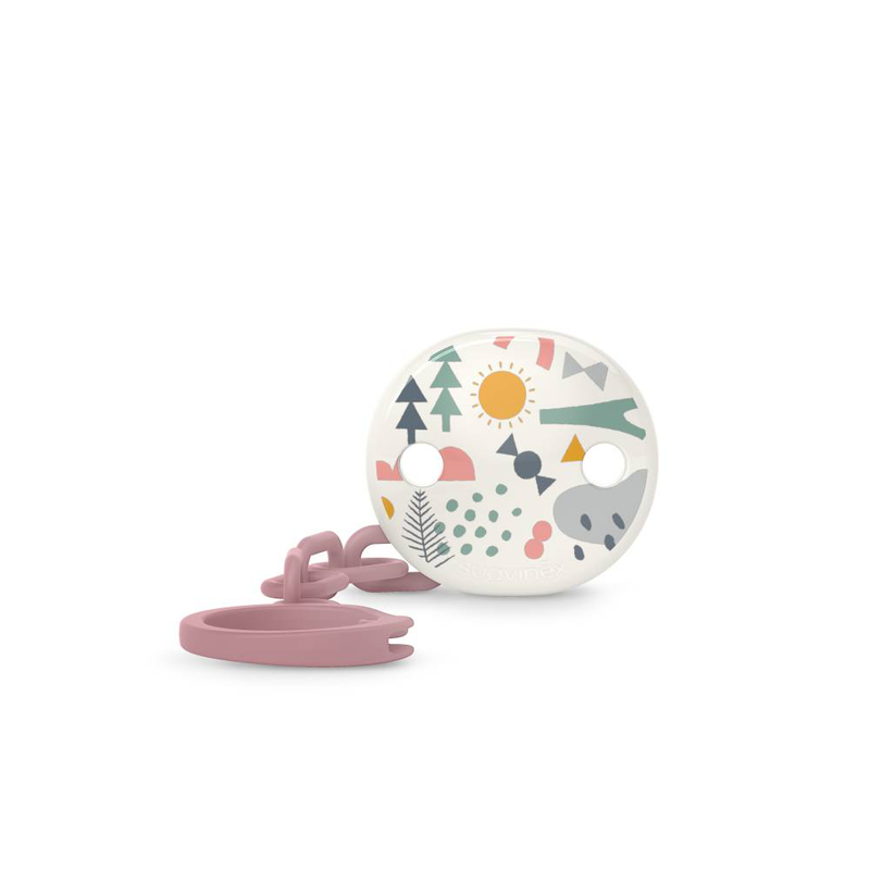 Suavinex walk in the park soother oval clip - nude, , medium-null