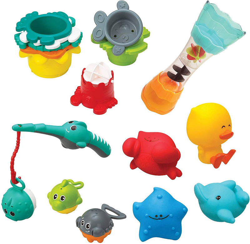 Infantino splish & splash bath play set, , medium-null