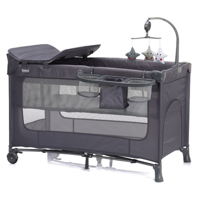 Fillikid travel cot capri - dark grey, , medium