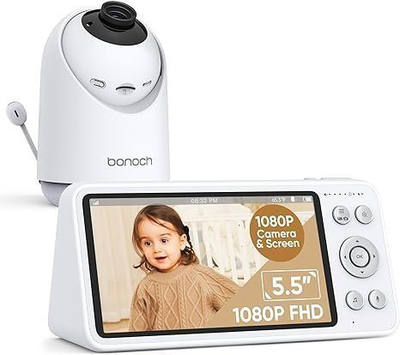Bonoch baby monitor and camera 5,5inch 1080p with local storage bbm04, , medium