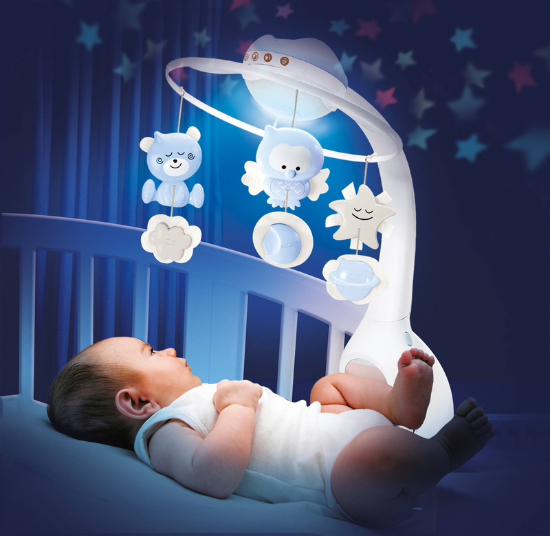 Infantino 3in1 projector musical mobile - blue, , medium-null