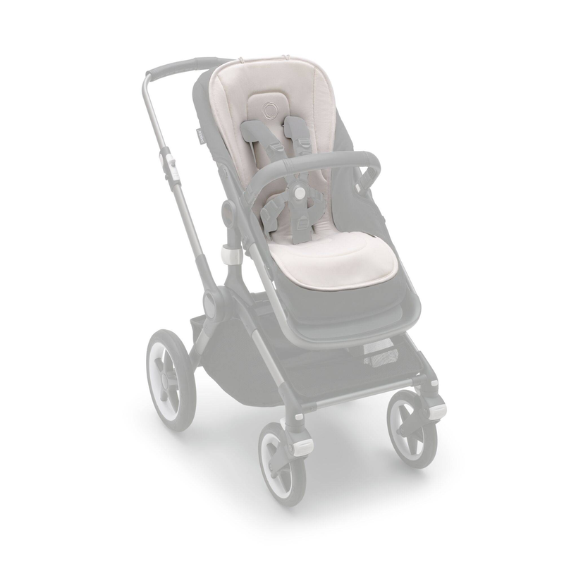 Bugaboo dual comfort seat liner - fresh white, , medium-null