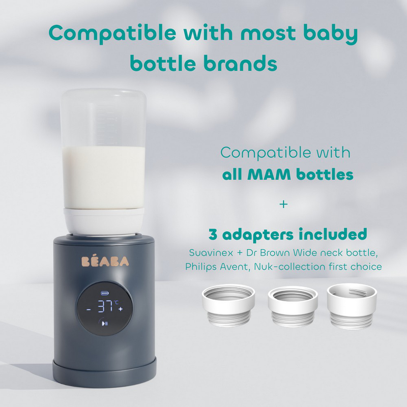 Beaba milk nomad bottle warmer - night blue, , medium-null