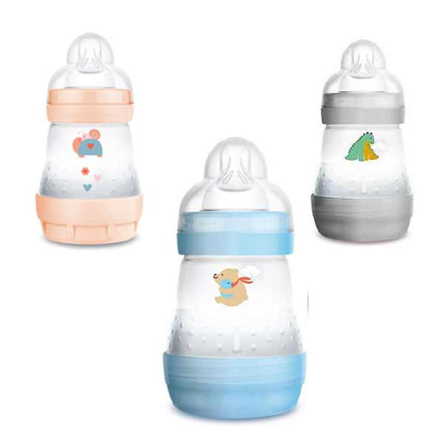 Mam easy start anti-colic self-sterilising bottle newborn 160ml unisex, Unisex, medium