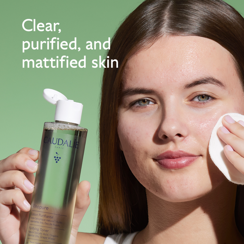 Caudalie promo vinopure blemish control salicylic serum &omicron;&rho;ό&sigmaf; &pi;&rho;&omicron;&sigma;ώ&pi;&omicron;&upsilon; &kappa;&alpha;&tau;ά &tau;&omega;&nu; &alpha;&tau;&epsilon;&lambda;&epsilon;&iota;ώ&nu;, 30ml & &delta;ώ&rho;&omicron; vinopure purifying toner &phi;&rho;&omicron;&nu;&tau;ί&delta;&alpha; &kappa;&alpha;&tau;ά &tau;&omega;&nu; &alpha;&tau;&epsilon;&lambda;&epsilon;&iota;ώ&nu;, 200ml, , medium-null