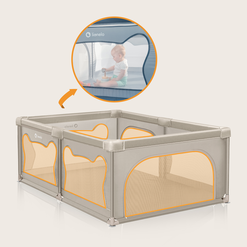 Willow beige sand playpen, , medium-null