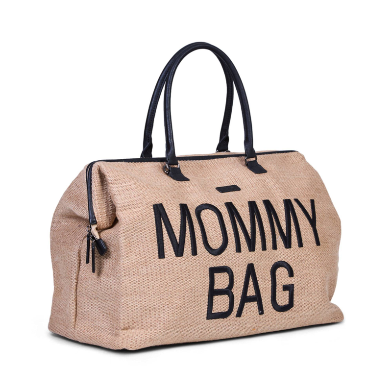 Childhome mommy bag - raffia look, , medium-null