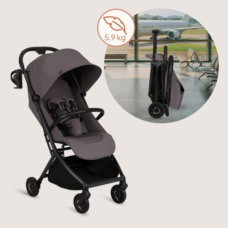 Sia beige taupe stroller-null