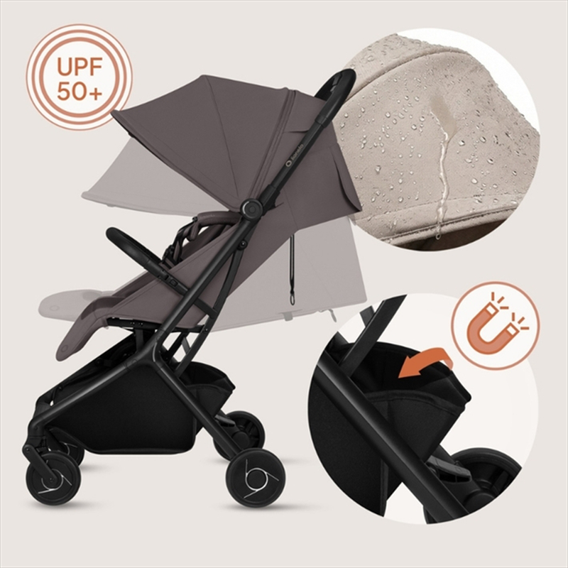 Sia beige taupe stroller-null