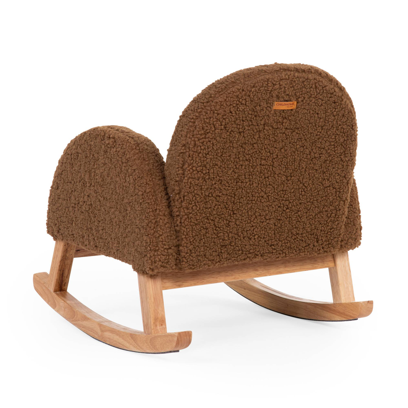 Childhome kids rocking chair - teddy/brown natural, , medium-null