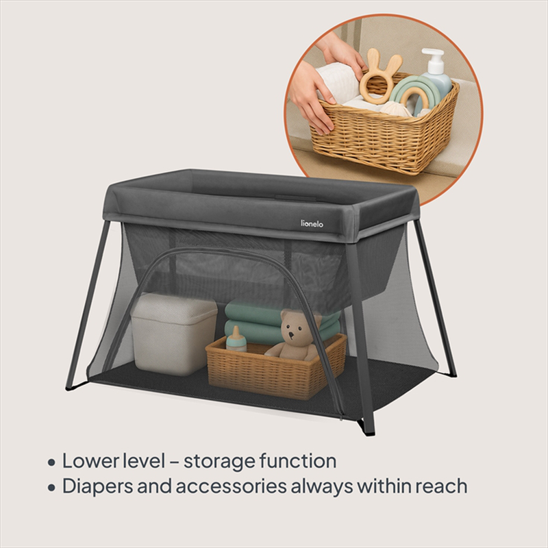 Alice grey travel crib 3 in 1, , medium-null