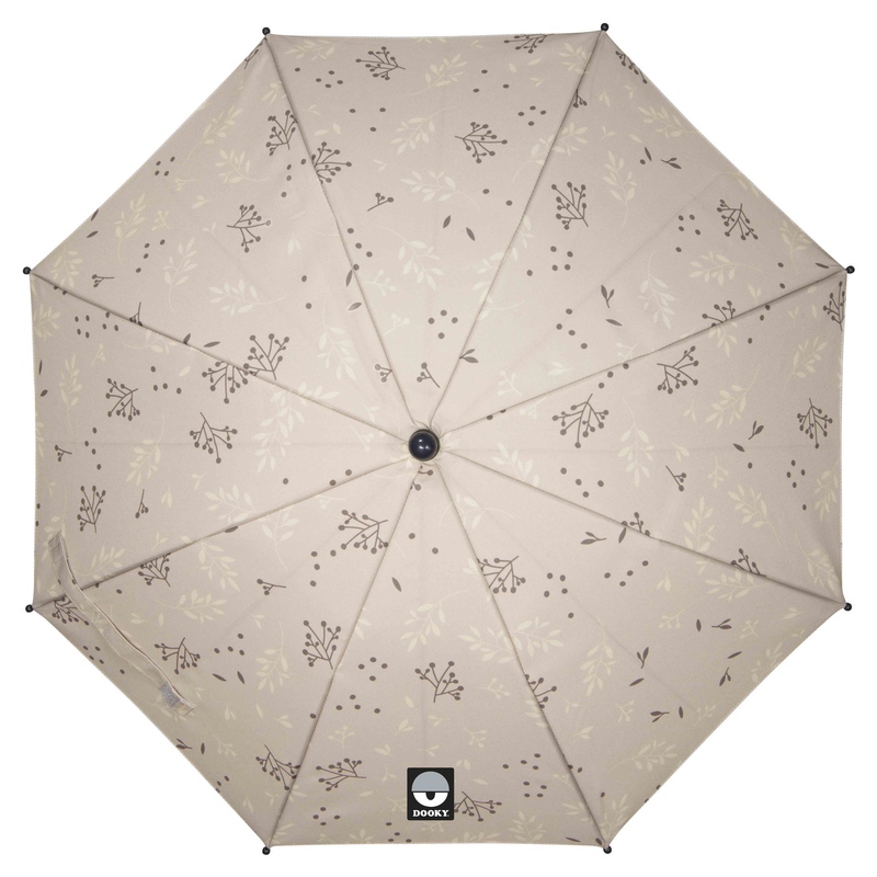 Dooky stroller parasol umbrella uv50 beige leaves, , medium-null
