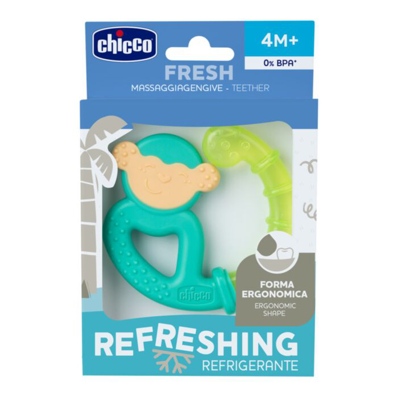 Chicco baby silicone teething ring mix | 4m+, , medium-null
