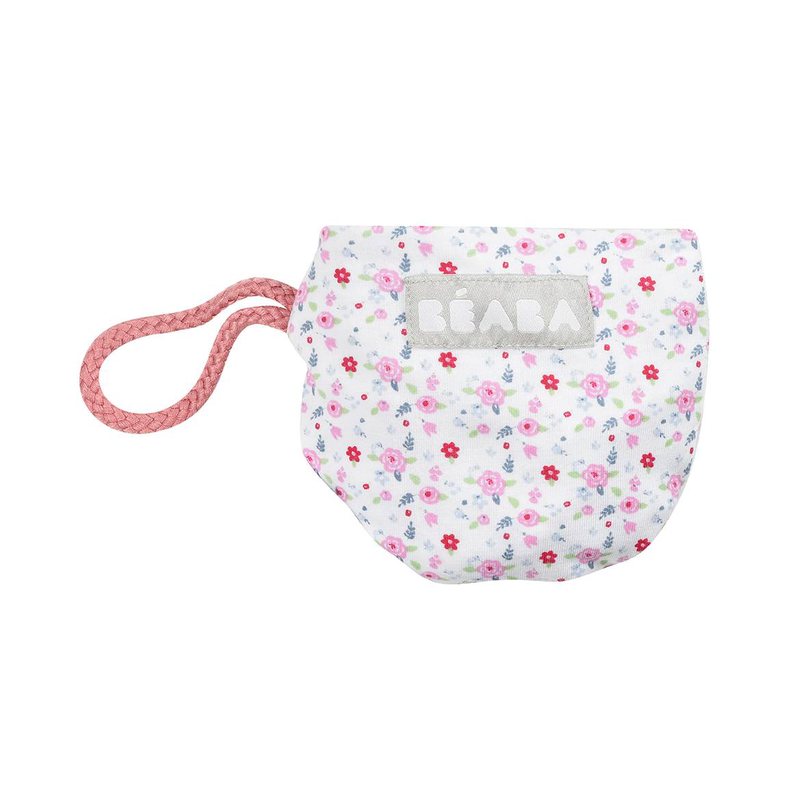 Beaba cotton bib - flowers s, , medium-null