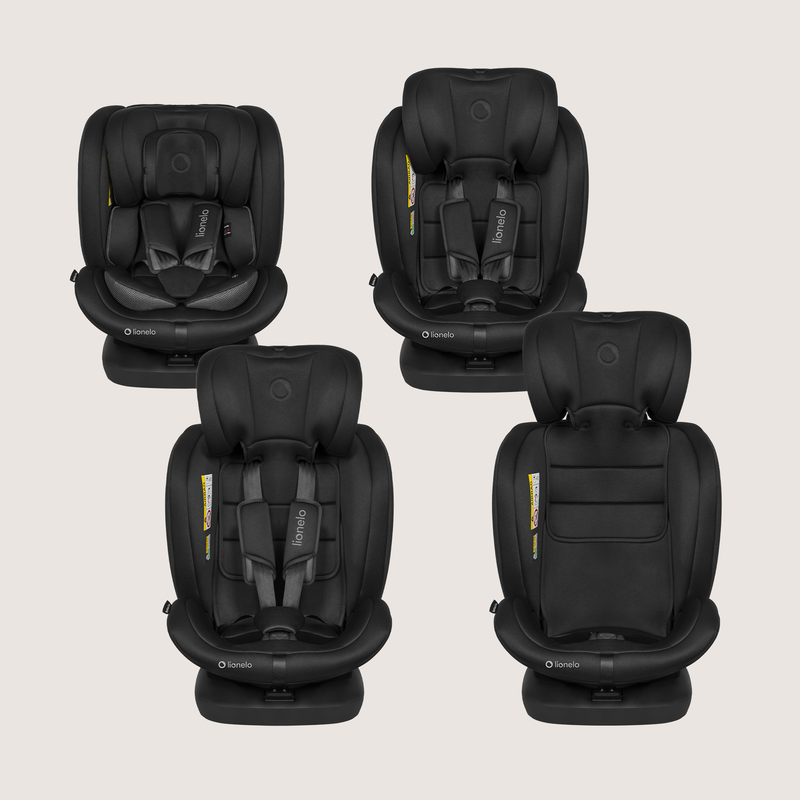 Bastiaan isofix 360&deg; i-size 40-150cm black carbon car seat, , medium-null