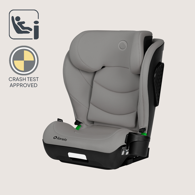 Neal isofix i-size 100-150cm grey concrete car seat-null