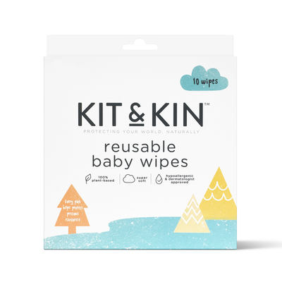 Kit & kin reusable cloth wipes, , medium