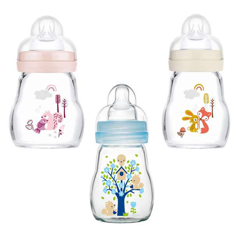 Mam feel good glass baby bottle 0m+ 170ml &kappa;&omicron;&rho;ί&tau;&sigma;&iota;-null