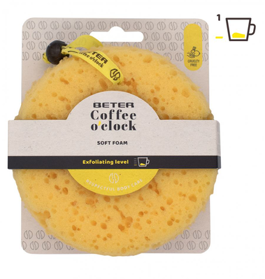 Beter coffee o'clock foam sponge with rope, , medium