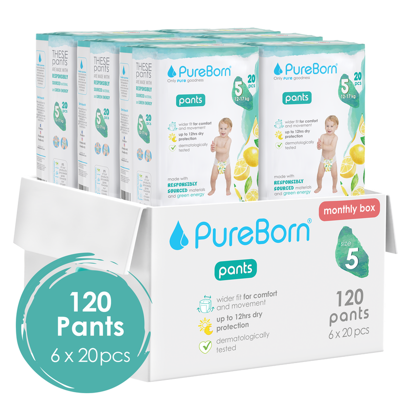 Pureborn monthly nappy pants bundle-null
