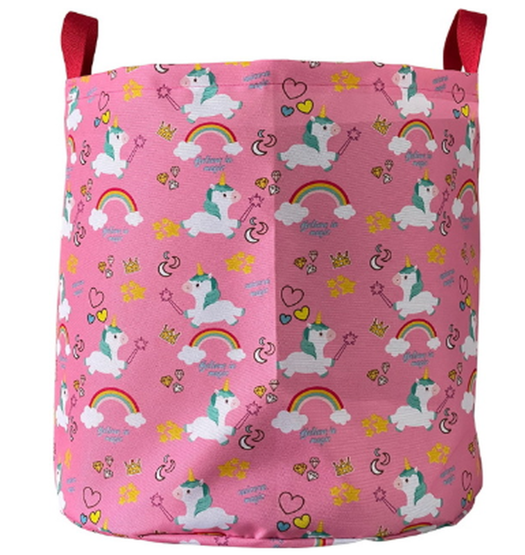 Toy bin organize toys bag unicorn-null