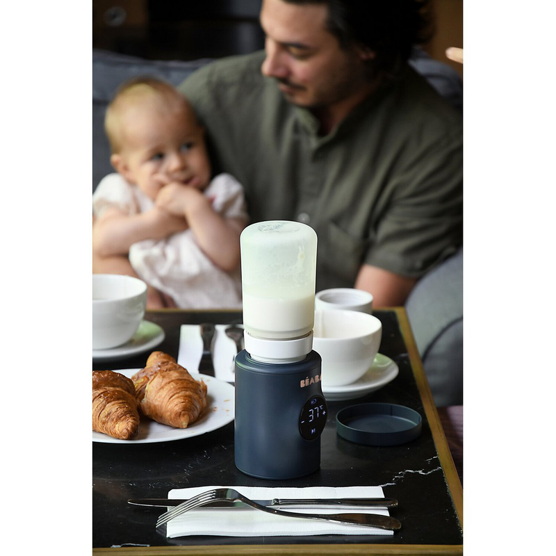 Beaba milk nomad bottle warmer - night blue, , medium-null